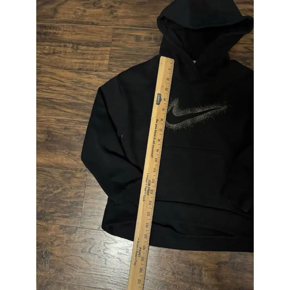 2- Nike kids girls hoodies Pink Black Sz:6